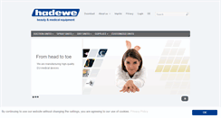 Desktop Screenshot of hadewe.net