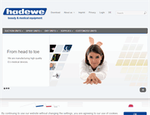Tablet Screenshot of hadewe.net